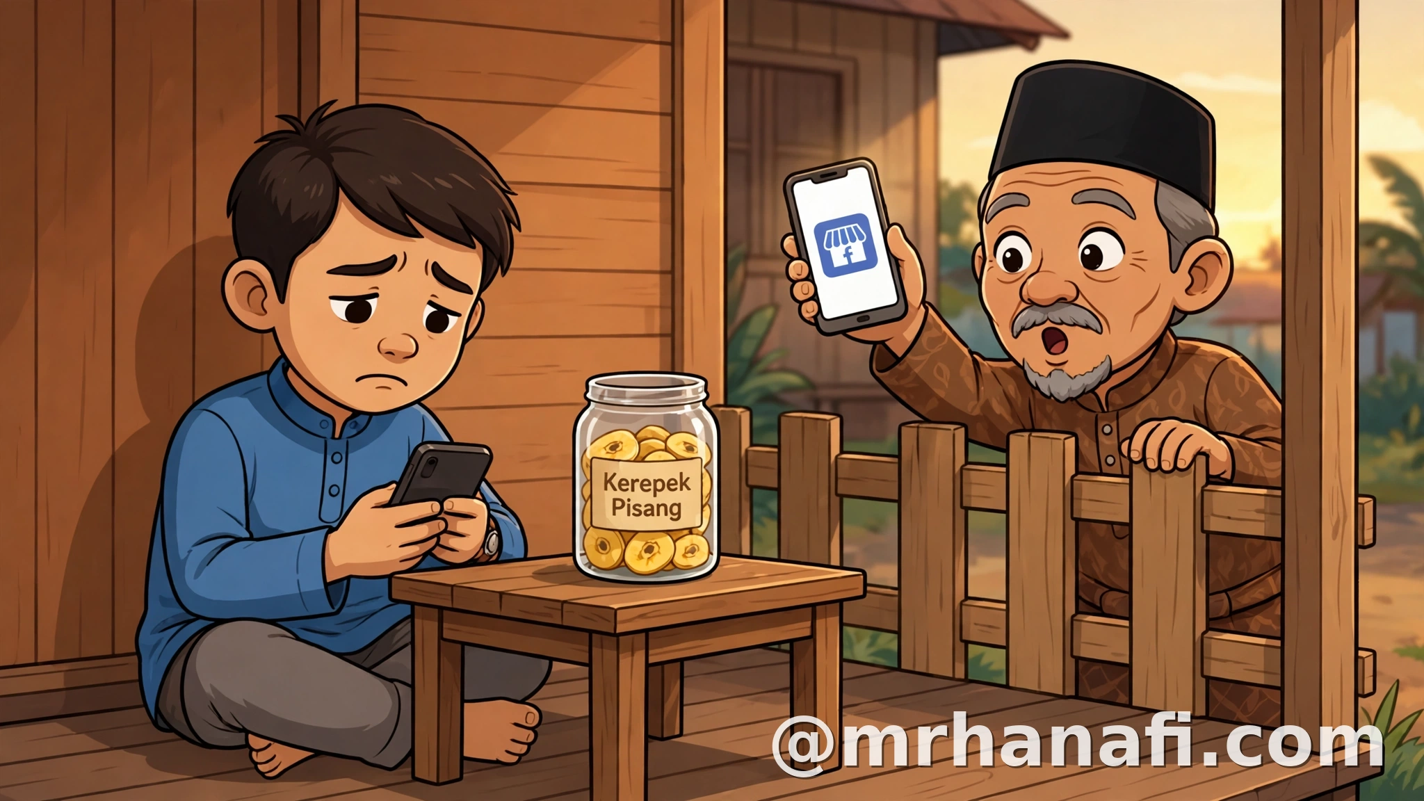 Kisah Daus dan telefon lama yang hampir dijual